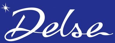 Comercial Delse logo fondo azul